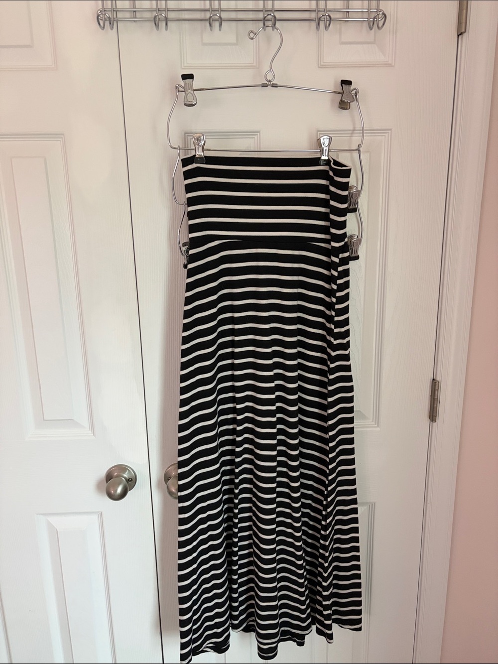 Mossimo Supply Co. Black and White Striped Top